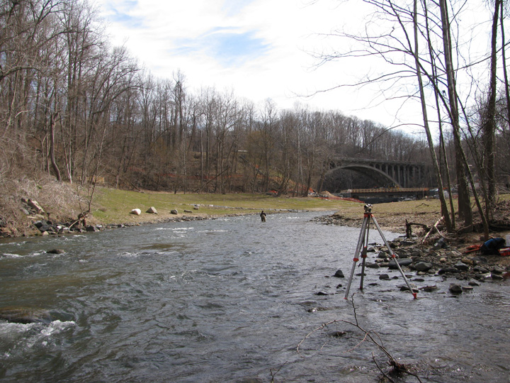 Field photo showing stream conditions at site PATL-507-X-2011-1