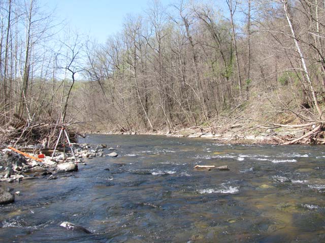 Field photo showing stream conditions at site PATL-507-X-2012-2