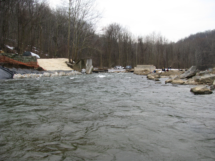 Field photo showing stream conditions at site PATL-508-X-2010-1