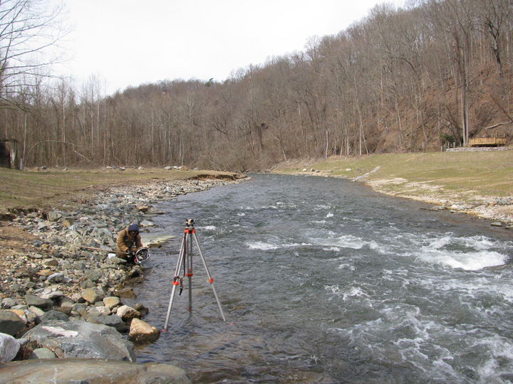 Field photo showing stream conditions at site PATL-508-X-2011-2