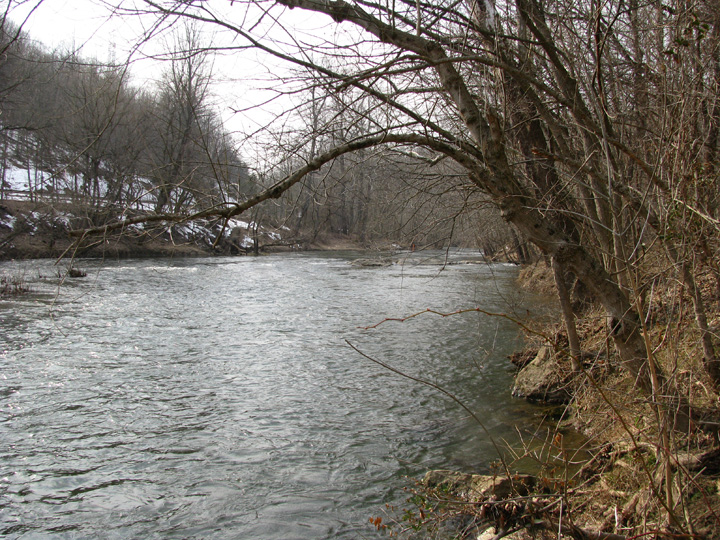 Field photo showing stream conditions at site PATL-510-X-2010-2