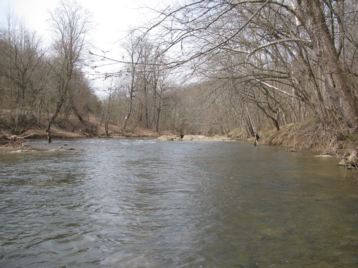 Field photo showing stream conditions at site PATL-510-X-2011-1