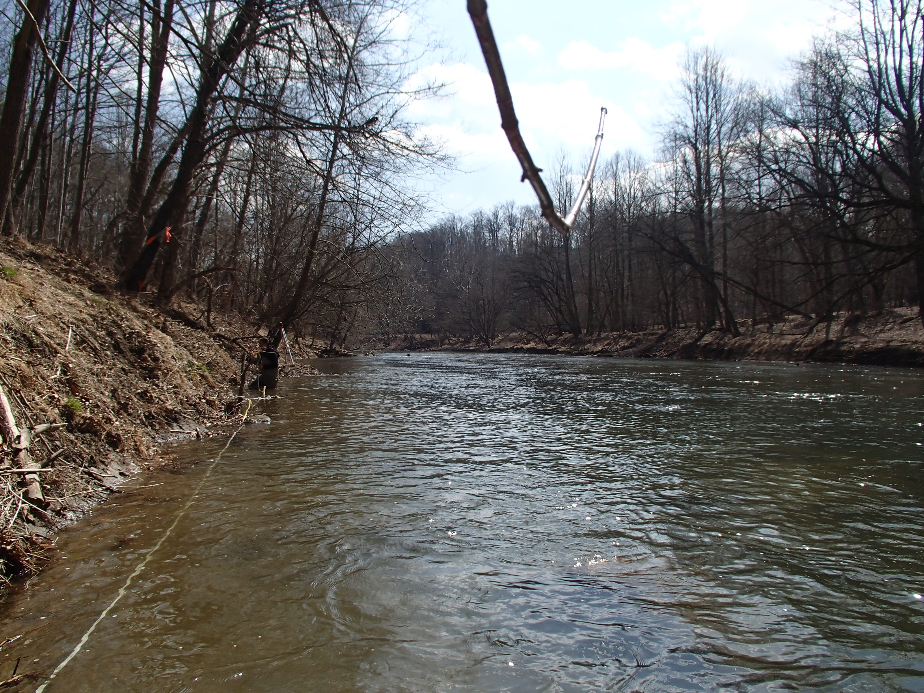 Field photo showing stream conditions at site PATL-510-X-2014-2