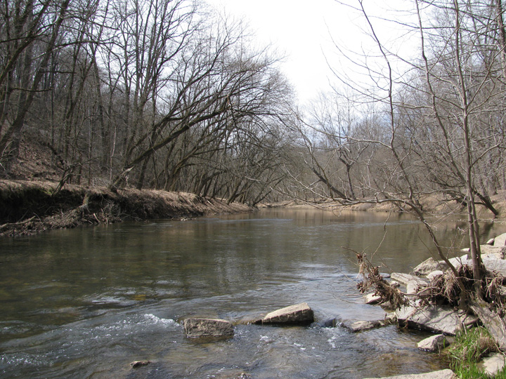 Field photo showing stream conditions at site PATL-511-X-2011-1