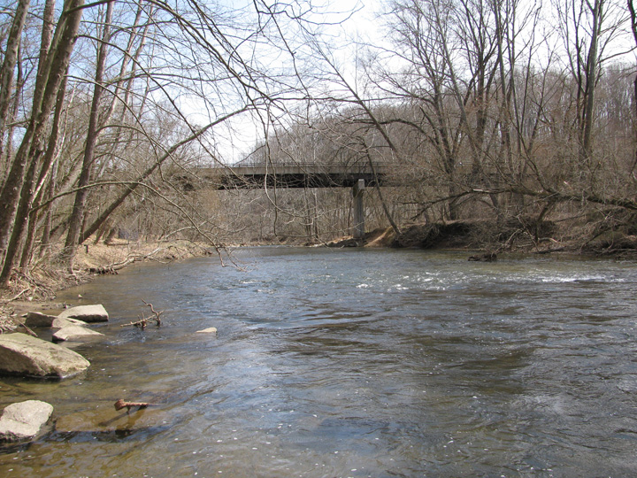 Field photo showing stream conditions at site PATL-511-X-2011-2
