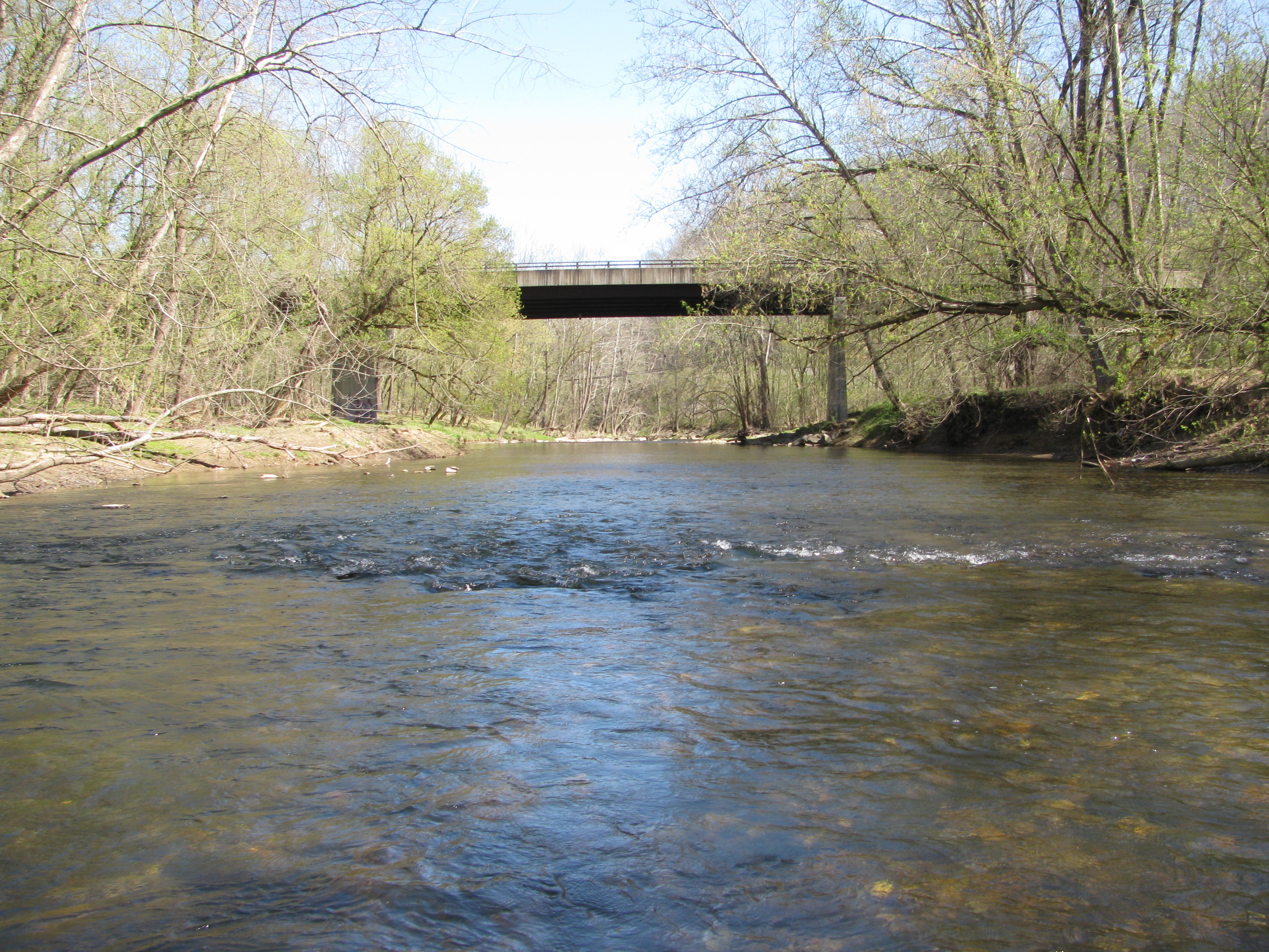 Field photo showing stream conditions at site PATL-511-X-2012-2