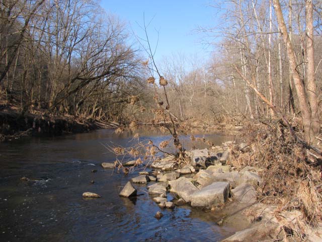 Field photo showing stream conditions at site PATL-511-X-2013-1