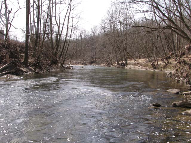 Field photo showing stream conditions at site PATL-514-X-2013-1