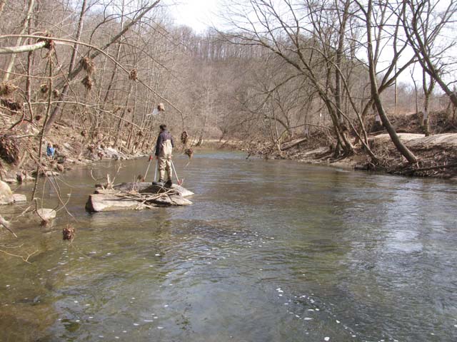 Field photo showing stream conditions at site PATL-514-X-2013-2