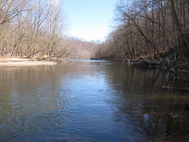 Field photo showing stream conditions at site PATL-515-X-2013-2