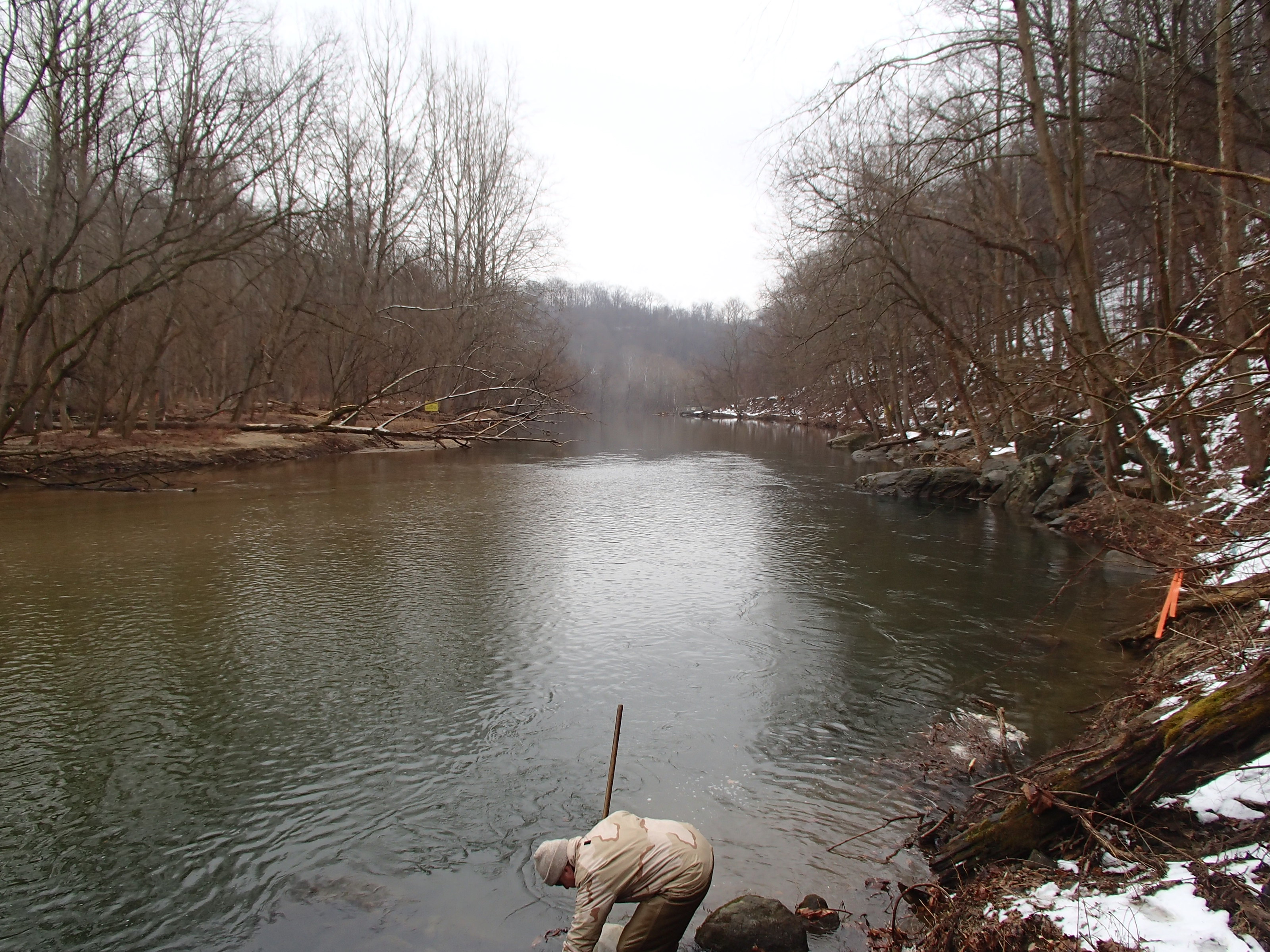 Field photo showing stream conditions at site PATL-515-X-2014-2