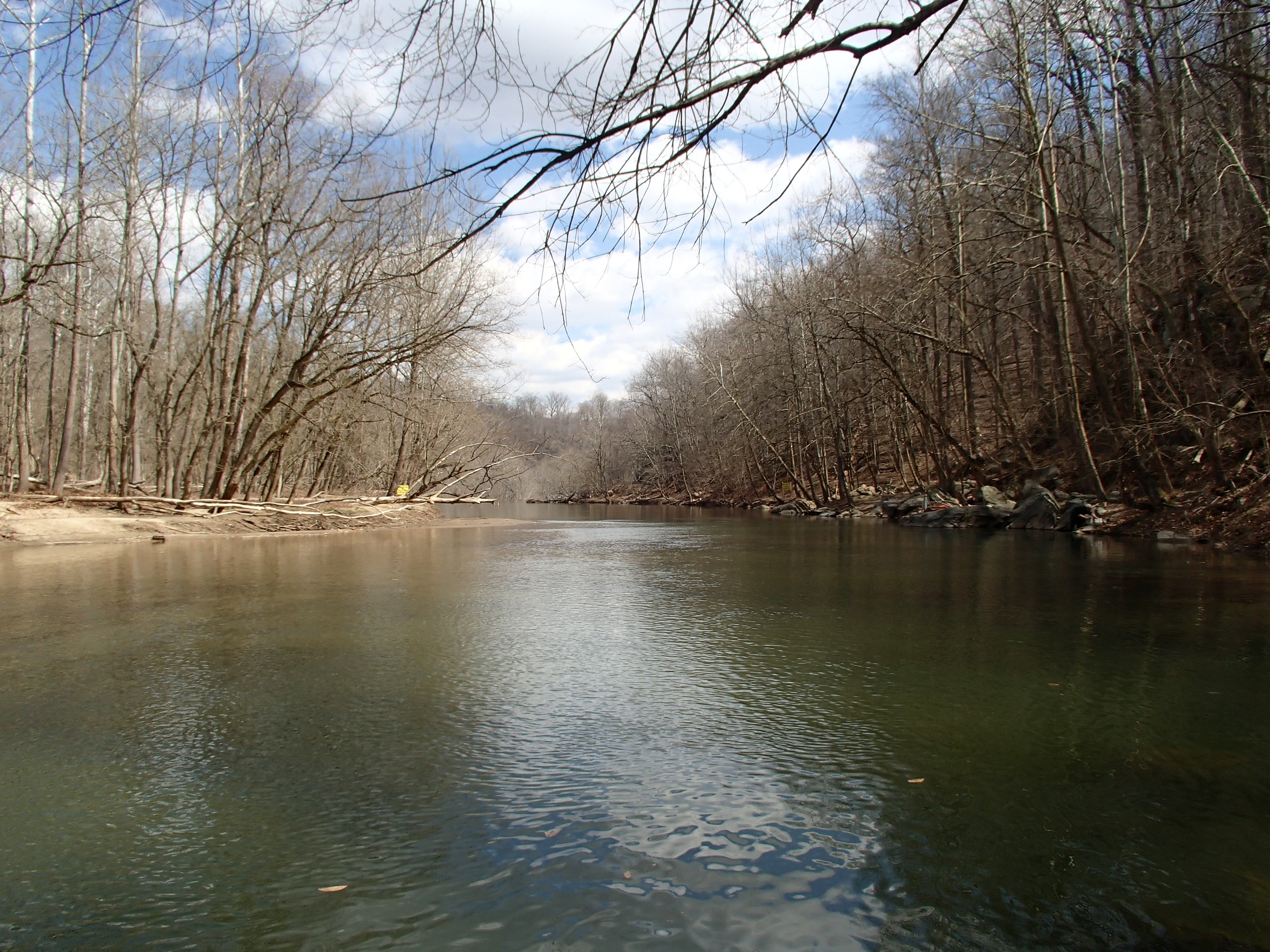 Field photo showing stream conditions at site PATL-515-X-2015_midpoint-at-p-looking-downstream