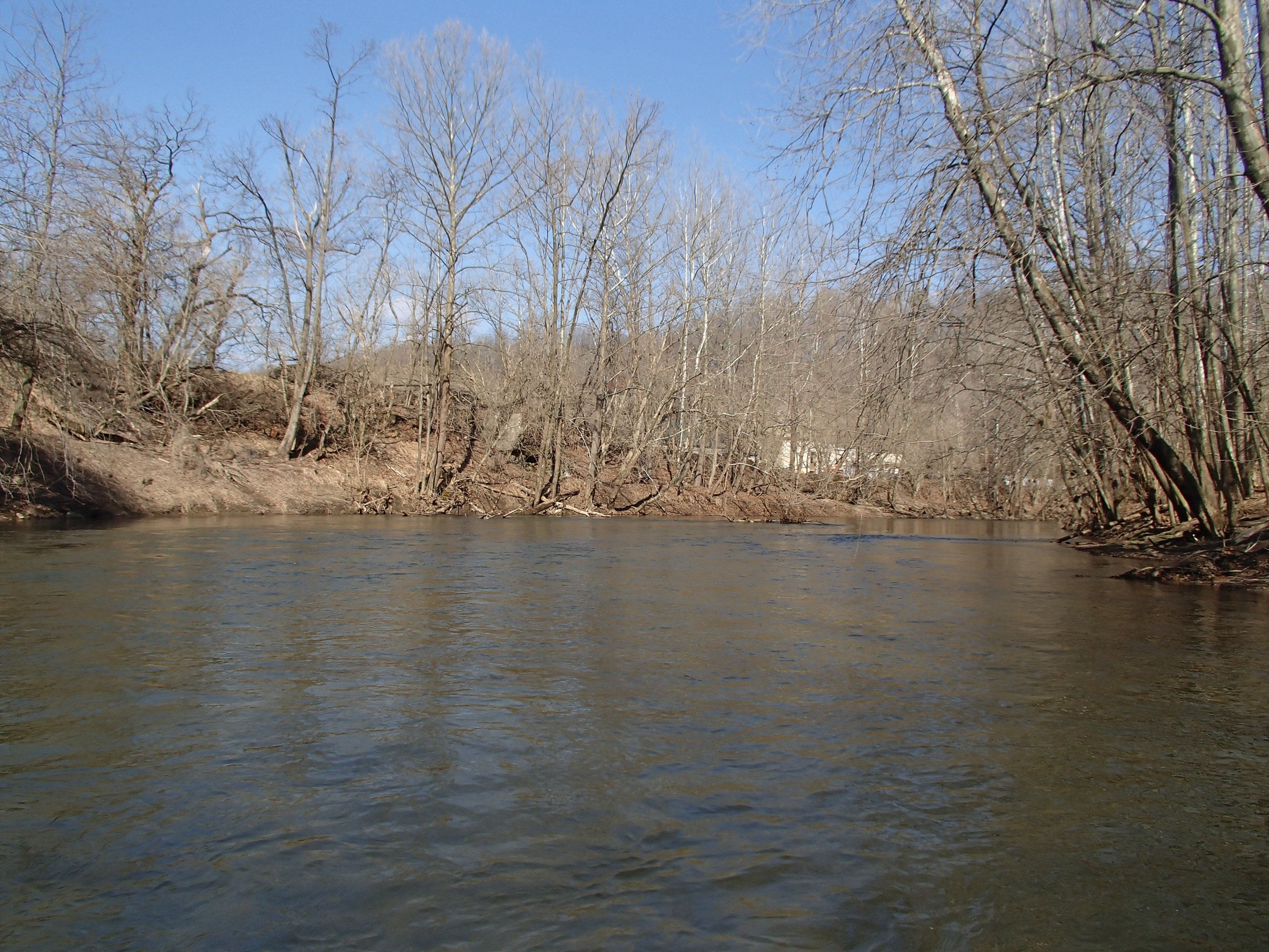 Field photo showing stream conditions at site PATL-517-X-2014-1