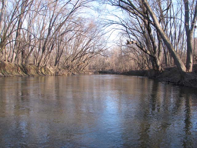 Field photo showing stream conditions at site PATL-B01-X-2013-1
