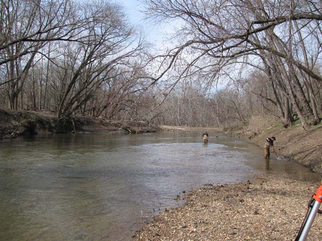 Field photo showing stream conditions at site PATL-B02-X-2012-1