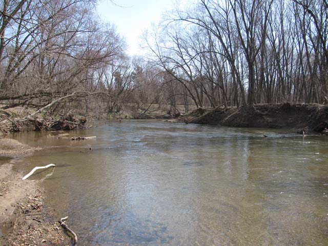 Field photo showing stream conditions at site PATL-B02-X-2012-2