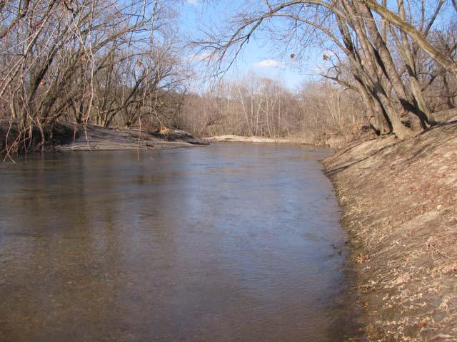 Field photo showing stream conditions at site PATL-B02-X-2013-1