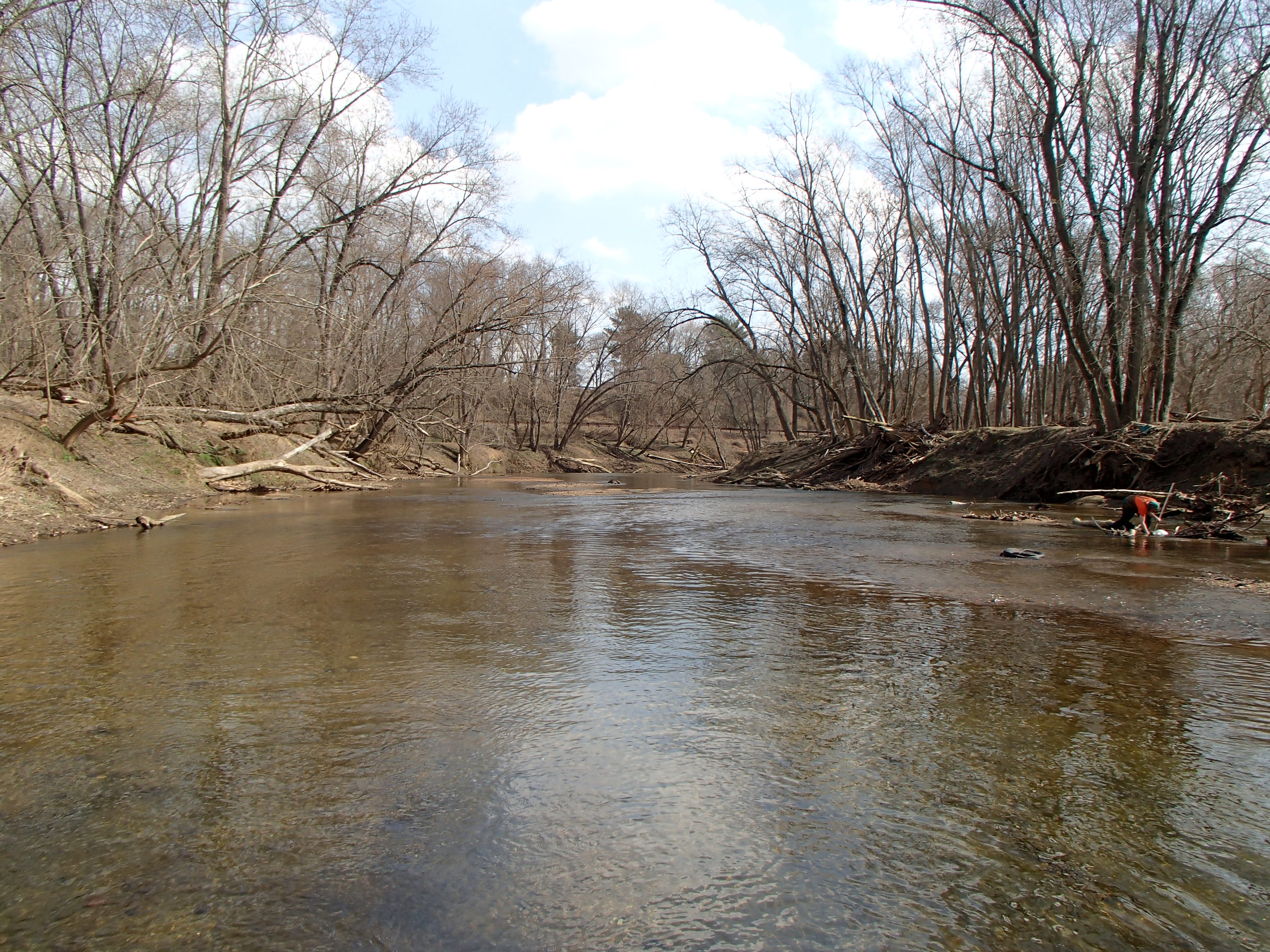 Field photo showing stream conditions at site PATL-B02-X-2017-MidpointFacingDownstream