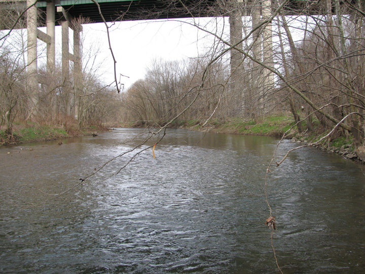 Field photo showing stream conditions at site PATL-B03-X-2011-1