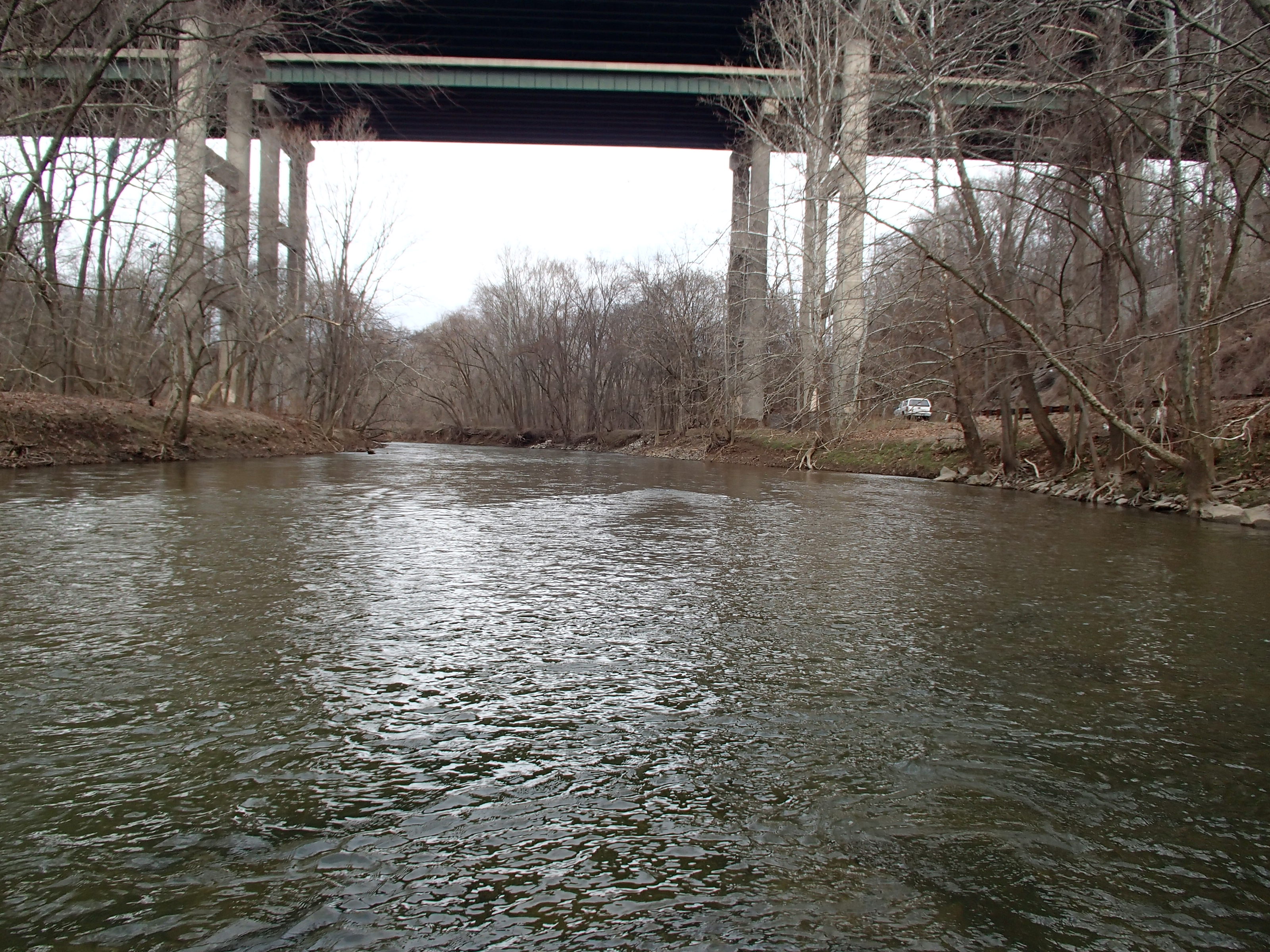 Field photo showing stream conditions at site PATL-B03-X-2015_midpoint-looking-upstream
