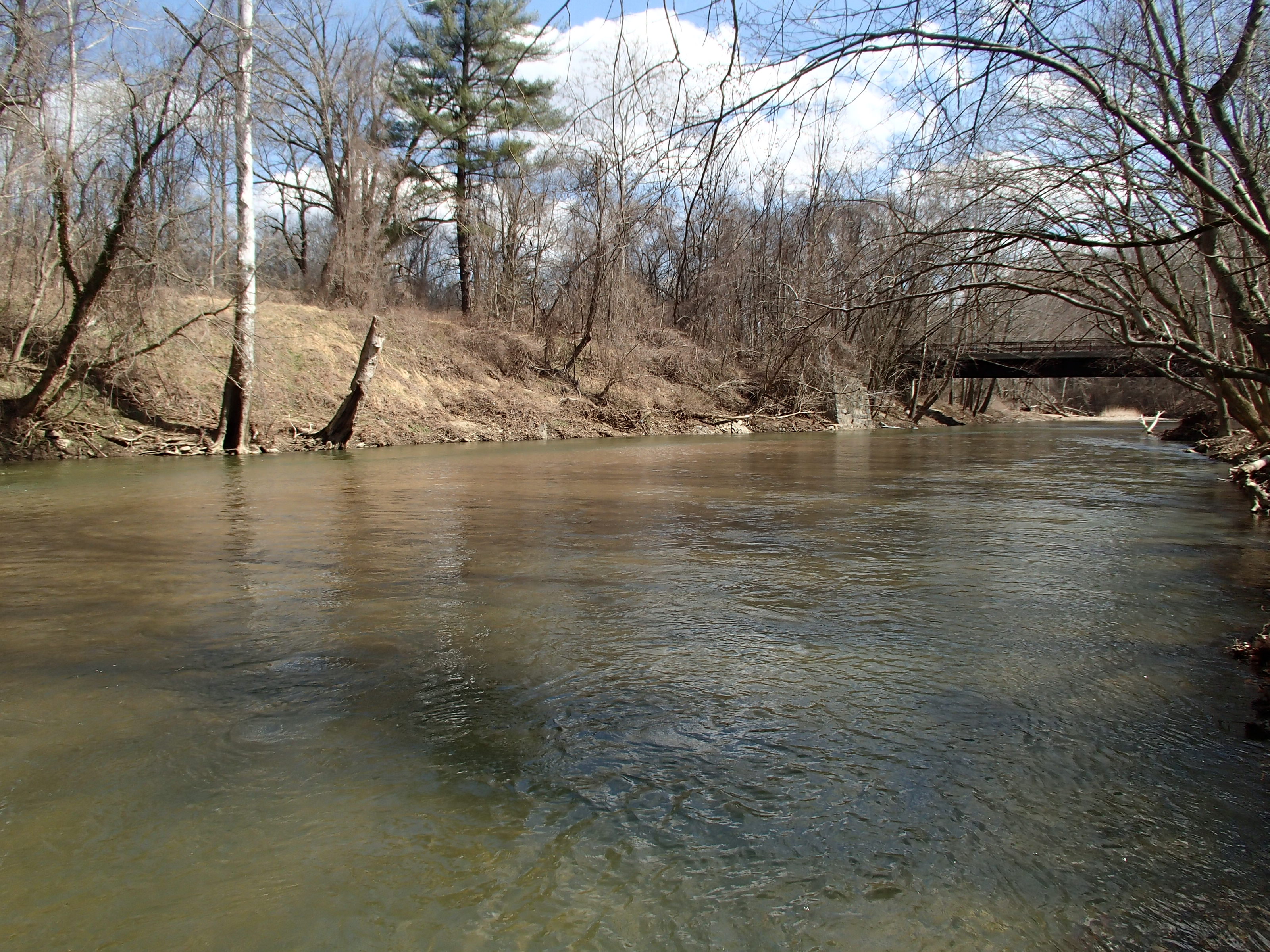 Field photo showing stream conditions at site PATL-B04-X-2015_midpoint-looking-downstream