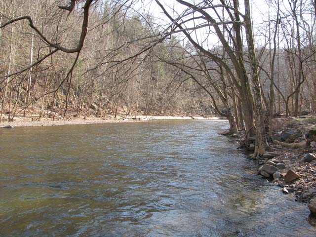 Field photo showing stream conditions at site PATL-B05-X-2012-2