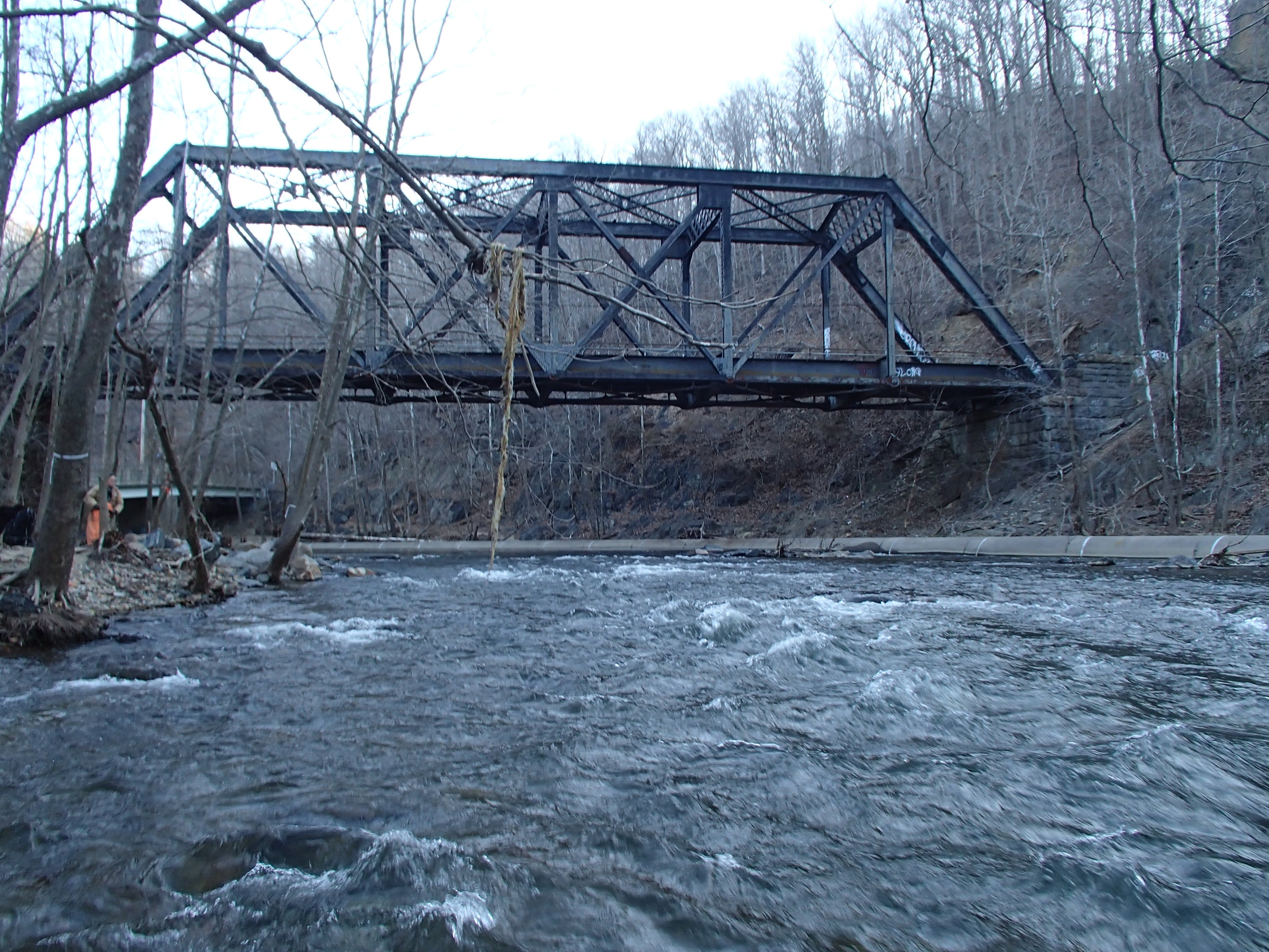 Field photo showing stream conditions at site PATL-B05-X-2014-1