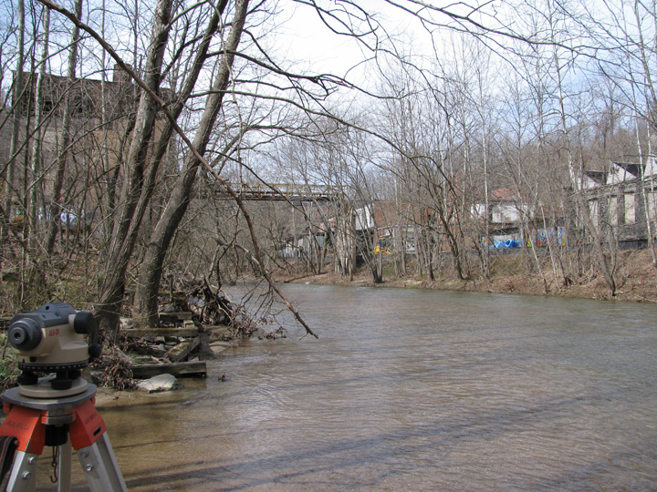 Field photo showing stream conditions at site PATL-B06-X-2011-1