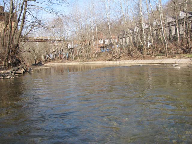 Field photo showing stream conditions at site PATL-B06-X-2012-1
