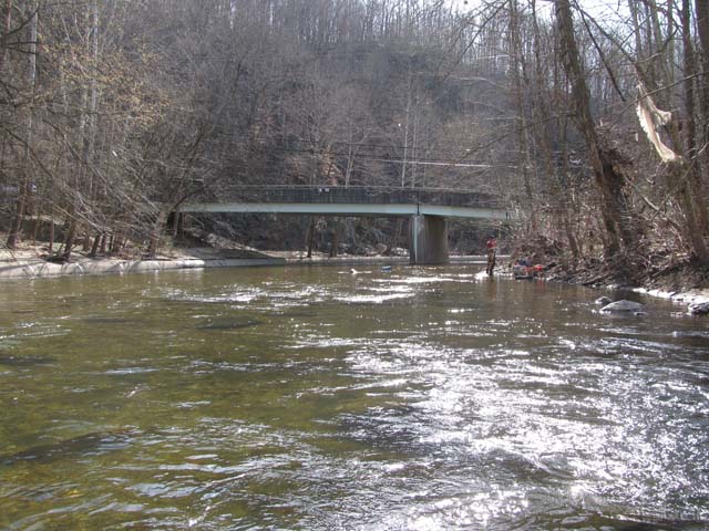 Field photo showing stream conditions at site PATL-B06-X-2012-2