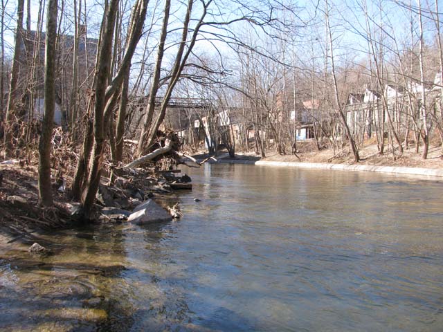 Field photo showing stream conditions at site PATL-B06-X-2013-1