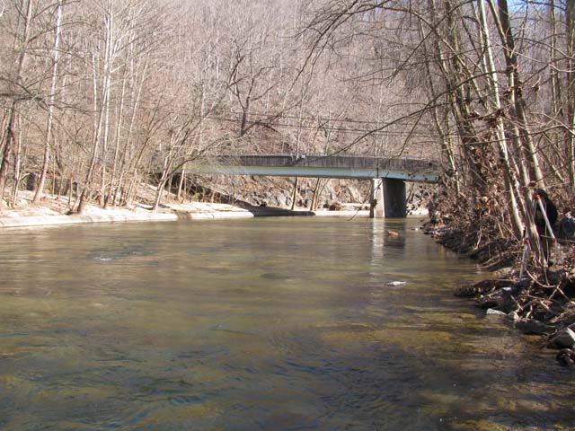 Field photo showing stream conditions at site PATL-B06-X-2013-2