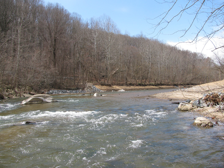 Field photo showing stream conditions at site PATL-B07-X-2011-1