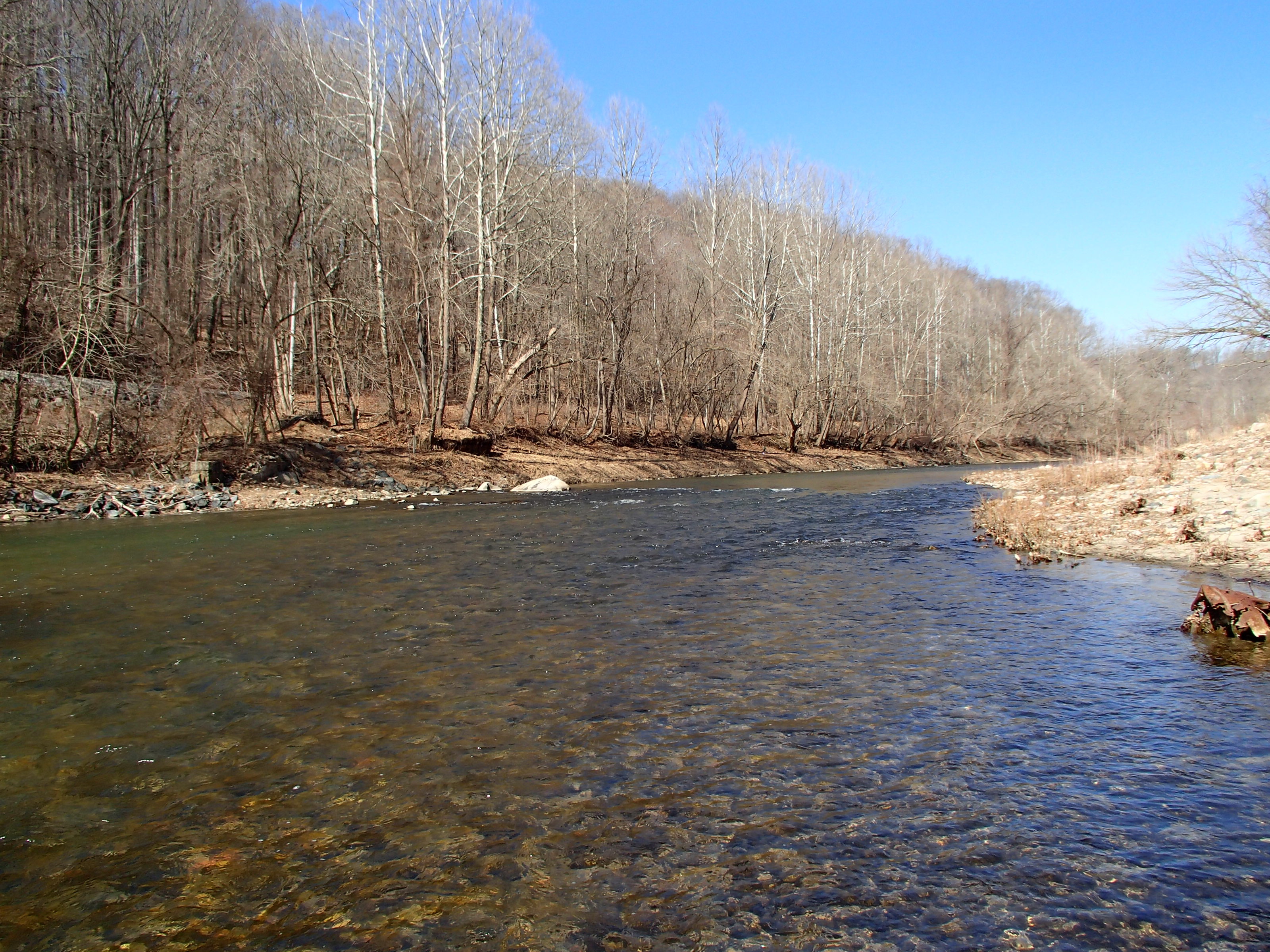 Field photo showing stream conditions at site PATL-B07-X-2014-1