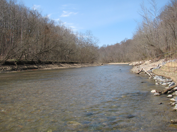 Field photo showing stream conditions at site PATL-B08-X-2011-1