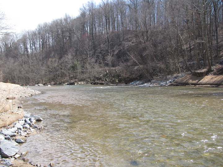 Field photo showing stream conditions at site PATL-B08-X-2011-2