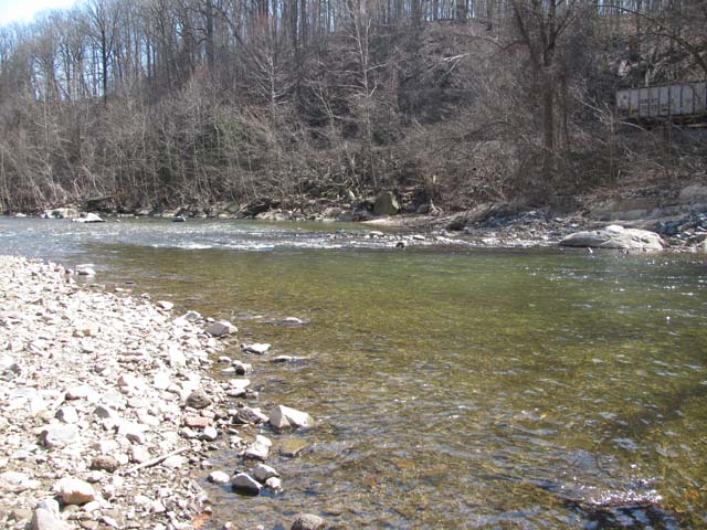 Field photo showing stream conditions at site PATL-B08-X-2012-2