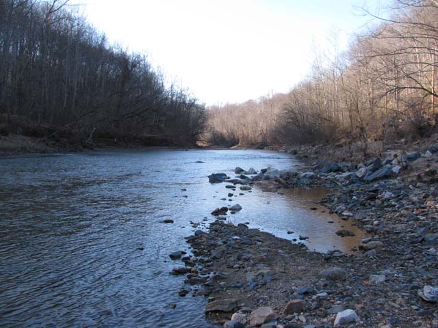 Field photo showing stream conditions at site PATL-B08-X-2013-1