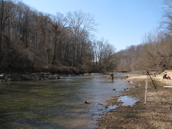 Field photo showing stream conditions at site PATL-B09-X-2011-1