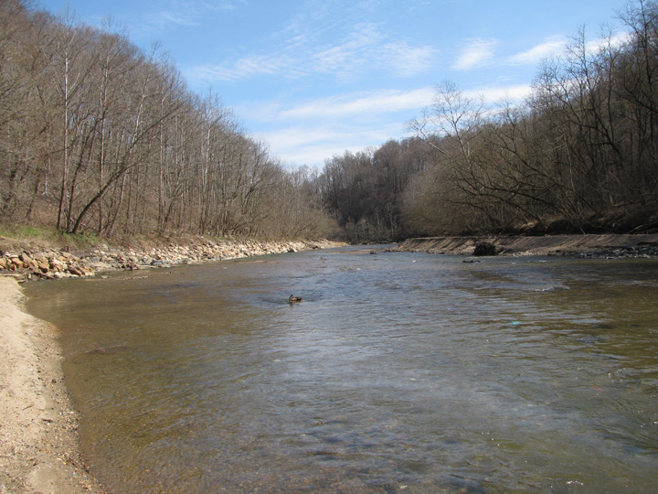 Field photo showing stream conditions at site PATL-B09-X-2011-2