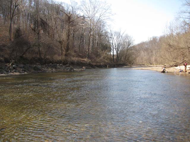 Field photo showing stream conditions at site PATL-B09-X-2012-1