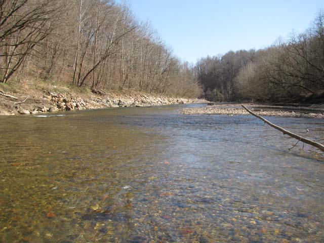 Field photo showing stream conditions at site PATL-B09-X-2012-2