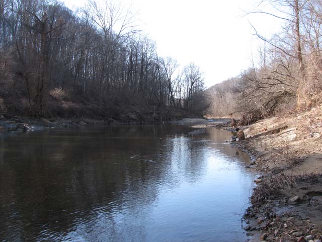 Field photo showing stream conditions at site PATL-B09-X-2013-1