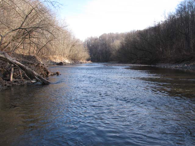 Field photo showing stream conditions at site PATL-B09-X-2013-2