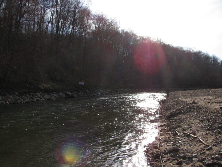 Field photo showing stream conditions at site PATL-B10-X-2011-2