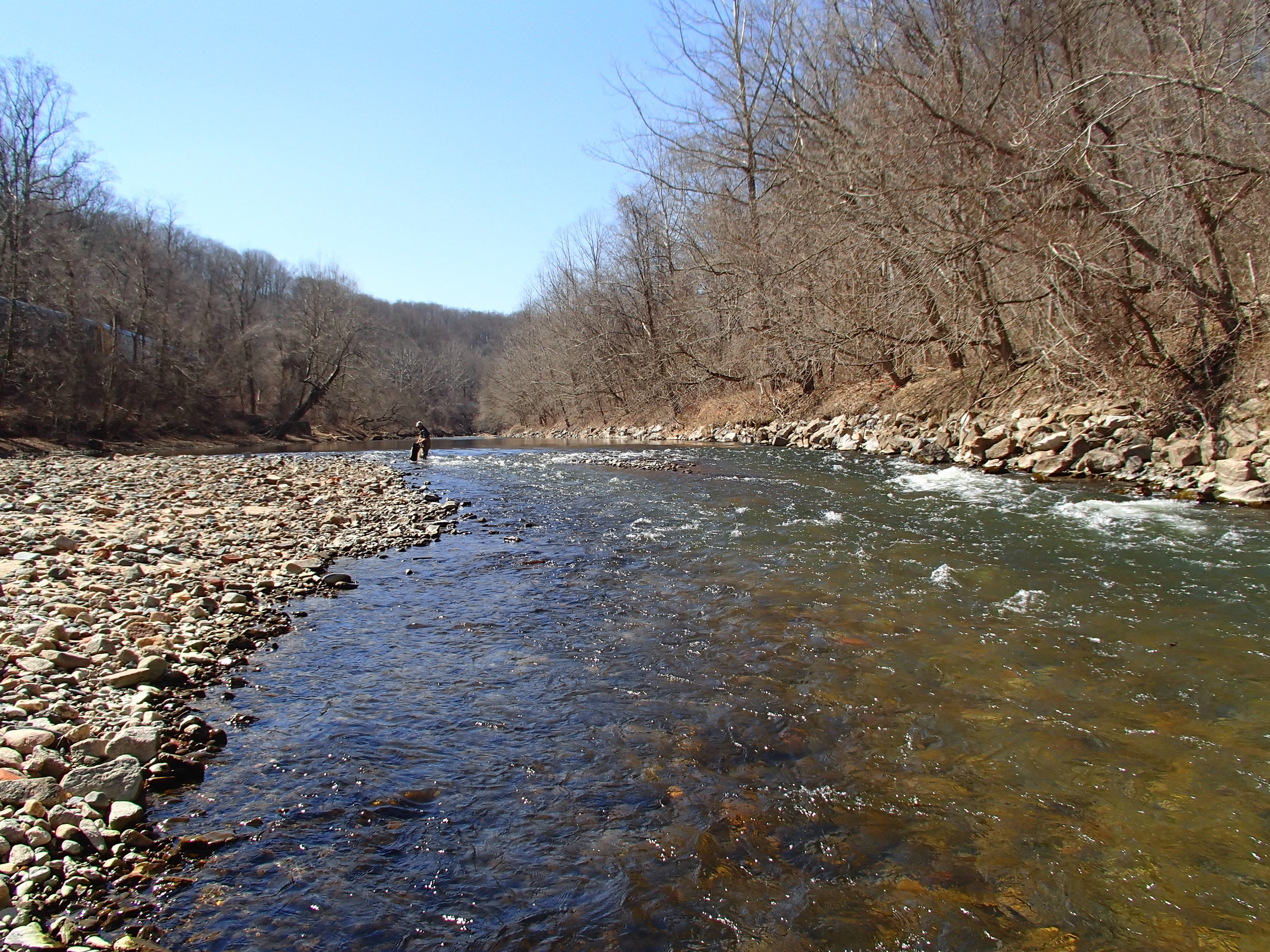 Field photo showing stream conditions at site PATL-B10-X-2014-1