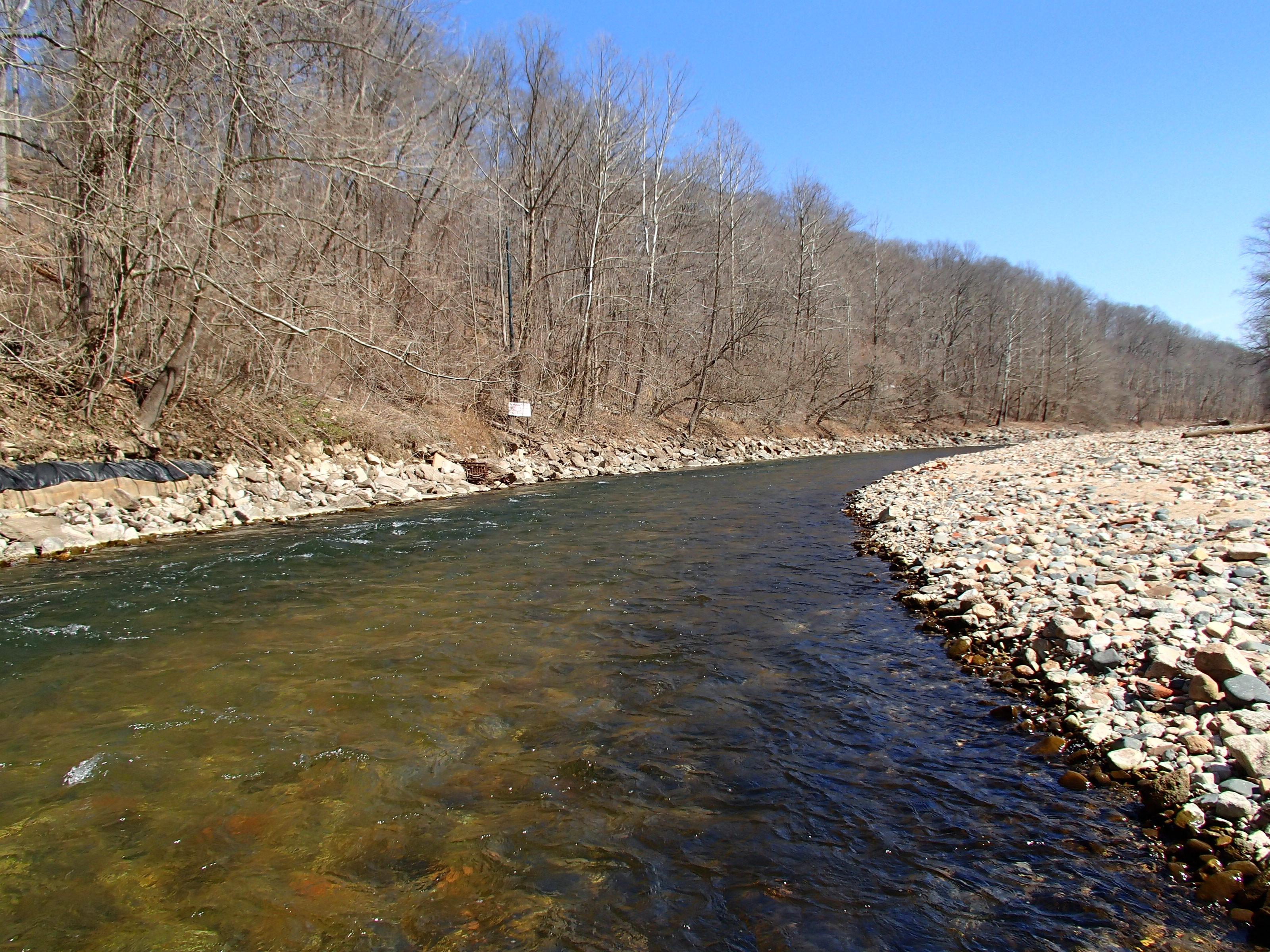 Field photo showing stream conditions at site PATL-B10-X-2014-2