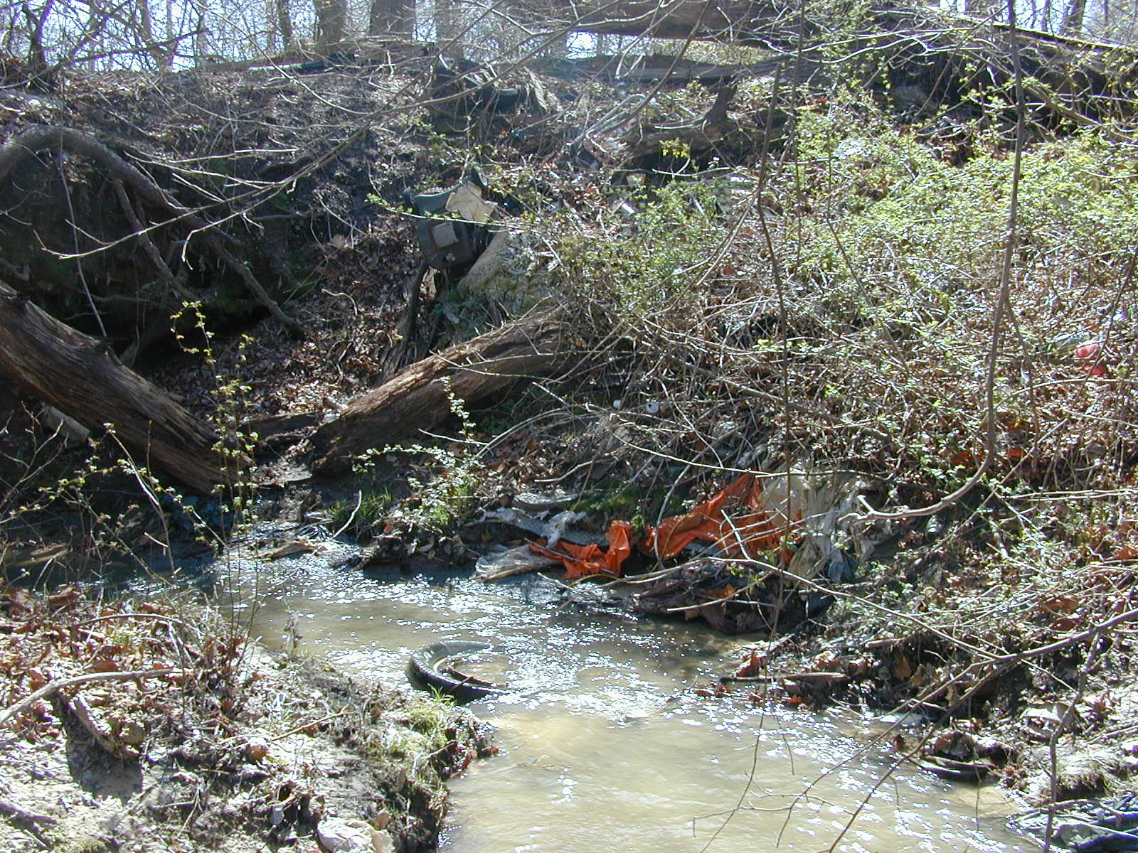 Field photo showing stream conditions at site PAXM-112-R-2001-127