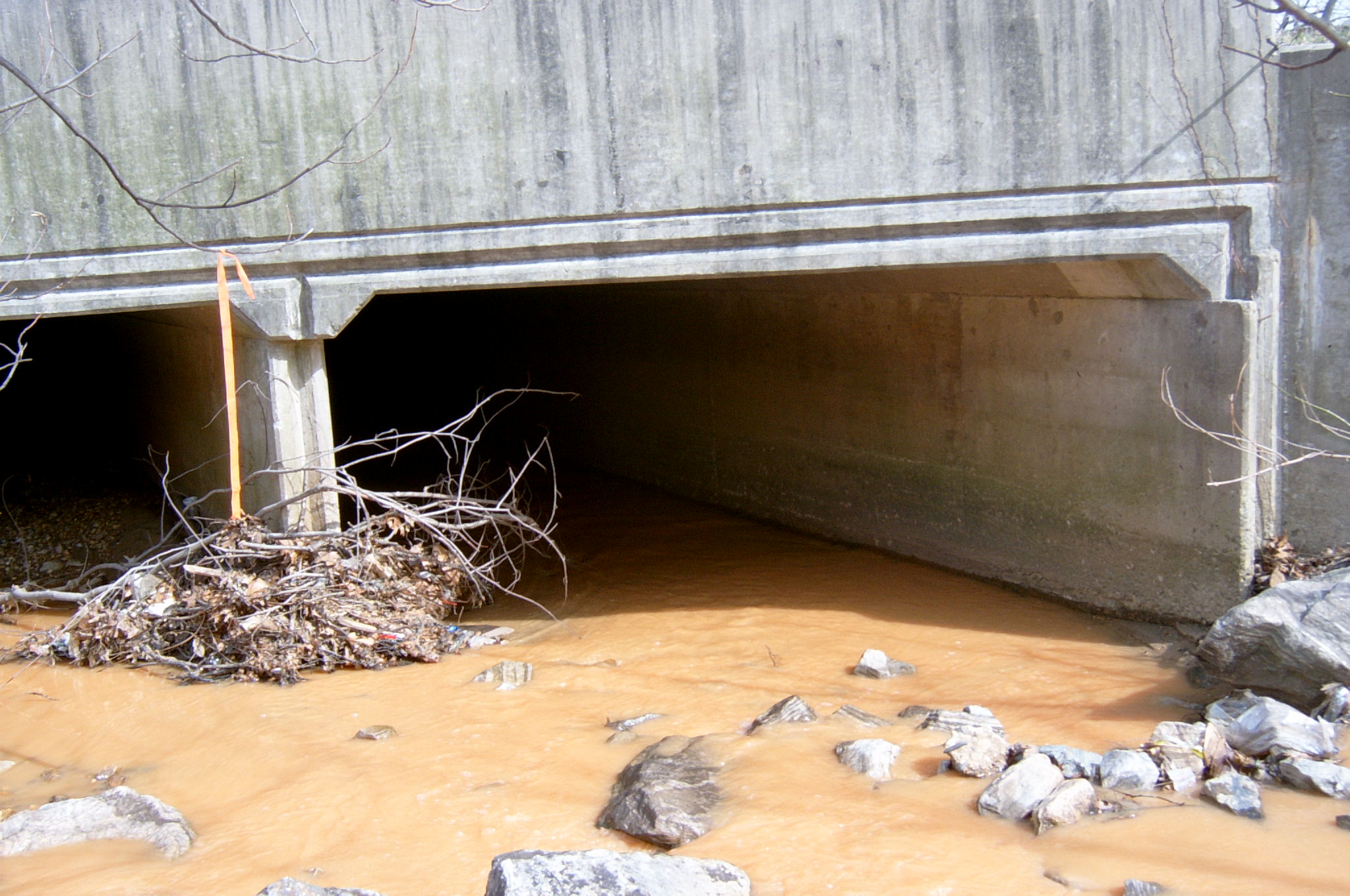 Field photo showing stream conditions at site PAXU-114-R-2004-66