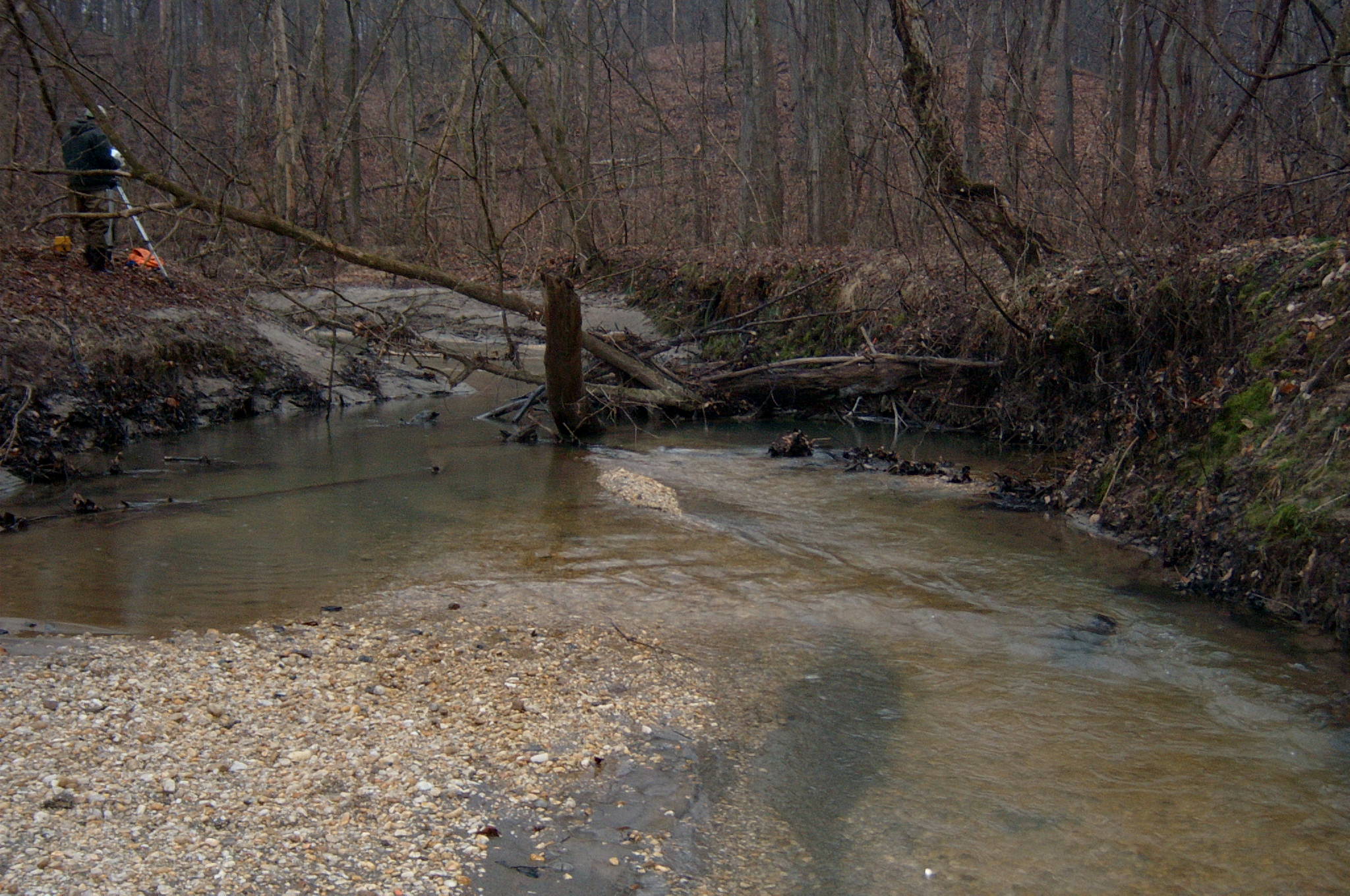 Field photo showing stream conditions at site PAXU-212-R-2004-70